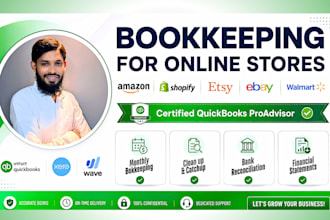 do amazon ecommerce shopify accounting bookkeeping in quickbooks xero wave
