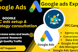 google ads expert specialist,PPC campaign,  analytics sales SEO marketing manage