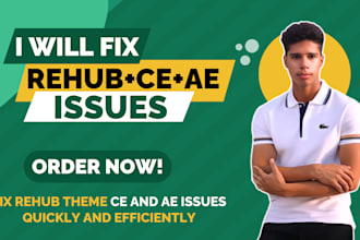 fix rehub theme ce and ae issues quickly and efficiently