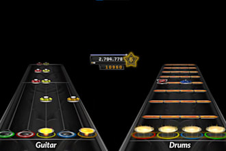 do any chart for clone hero, guitar and drums