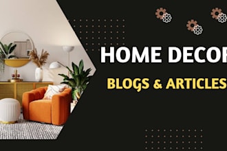 write home decor and interior design blogs and articles