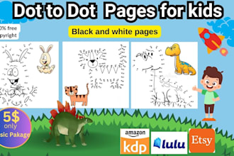 create dot to dot pictures connect the dots for kids