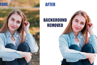 remove, replace, clean, clear, cut out, delete or erase photos background