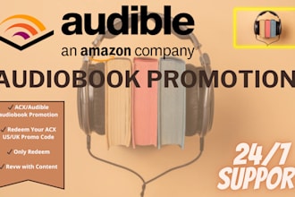do amazon acx or audible audiobook promotion