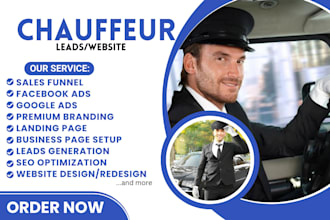 do chauffeur website leads limousine website taxi booking chauffeur car rental