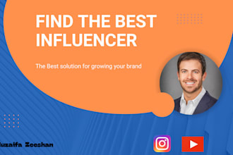 do influencer research and find best instagram influencer