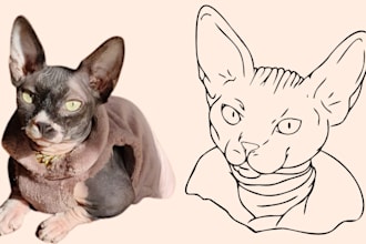 draw a portrait of your pet