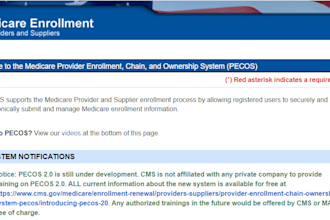 create pecos npi and caqh