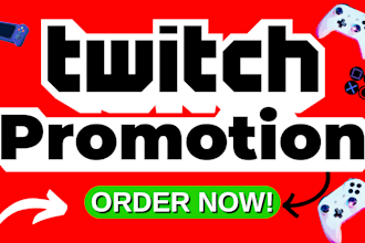 do organic twitch promotion and bring live viewers
