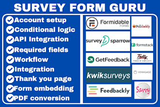 setup cognito form tally questionnaire formaloo surveysparrow wufoo jotform
