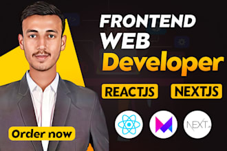 develop responsive react and nextjs websites with framer motion animations