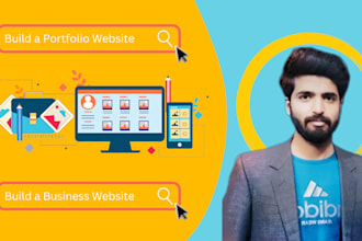 build personal portfolio website, business websites, landing page and blog