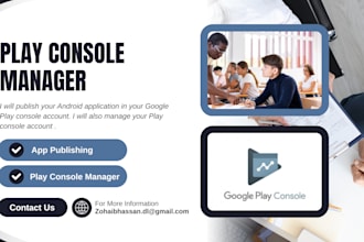 handle your play console and give 20 testers for testing