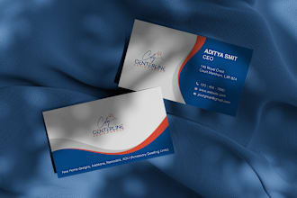 do minimalist visiting card design