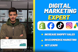 increase shopify sales do ecommerce marketing and get leads