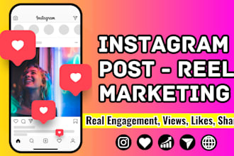 do instagram marketing with real engagement and audience