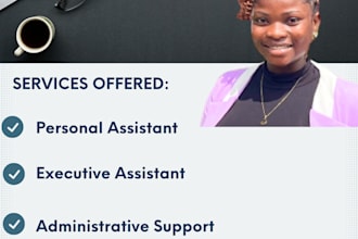 be your dedicated administrative virtual assistant