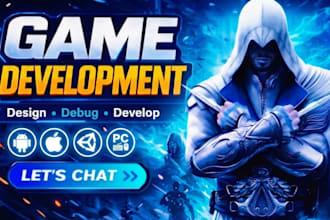 do unity 3d game development, prototyping and design