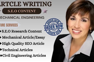 research and write high quality SEO article on mechanical and civil engineering