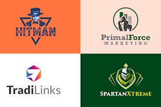 do creative modern logo design for your brand