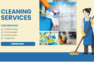 design pest control website, cleaning website, fumigation website handyman web