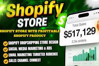 create shopify dropshipping store shopify store design shopify website redesign