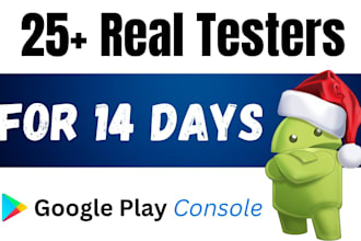provide real 12 testers for google play  testing with guide