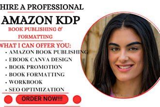 do canva ebook workbook design book formatting for amazon KDP book publishing