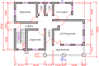 create architectural blueprints, autocad structural drawings, and draftsman
