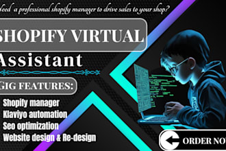 shopify virtual assistant, shopify marketing manager help