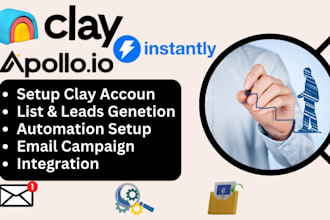 setup personalized outreach on clay com instantly lemlist