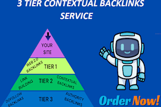 provide 3 tier SEO contextual backlinks service for ranking