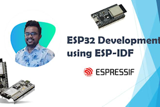 develop esp32 firmware using esp idf for iot projects