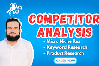 do competitor, market analysis micro niche and profitable keywords