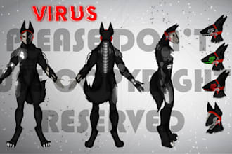 create your furry reference sheet