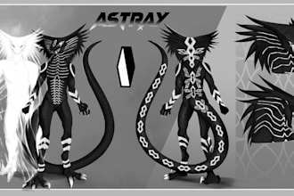 create your furry reference sheet
