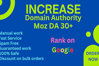 increase domain authority moz da 30