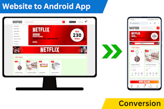 convert your website to an android app