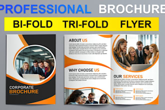 make professional bifold, trifold brochure design