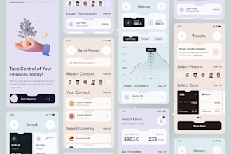money transfer app, crypto wallet app, loan app, payment app, fintech app