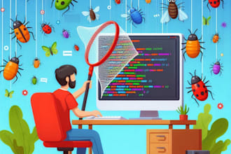 debug and fix code errors of flutter app and app optimization
