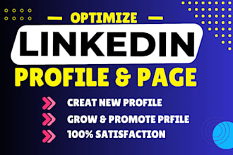 upgrade linkedin profile optimization or revamp it and create a business page