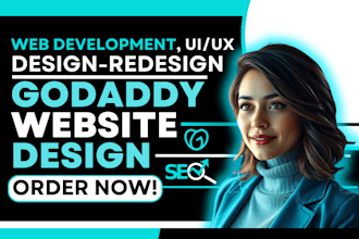 revamp stunning godaddy ecommerce websites with modern SEO optimized redesign