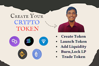 create your own crypto memecoin,token in any chain