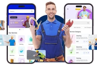 build handyman app, on demand service app, home service app, laundry app
