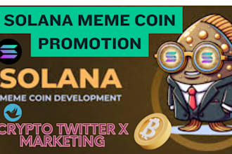 crypto twitter marketing, solana memecoin to get 500m crypto telegram investors
