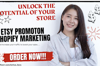 do etsy and shopify store promotion, pinterest marketing boost etsy sales