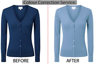 do any product color correction and color change
