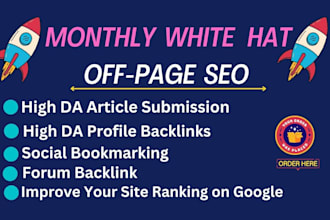 do video and article submission social bookmarking forum profile backlinks