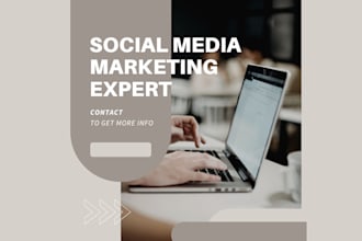 be your social media marketing and performance marketing manager